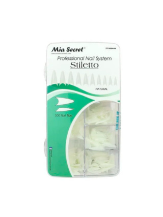 Tips Stiletto Natural x 500